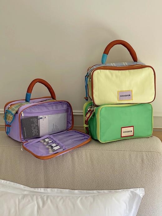 救命！这款【蝶时舞三合一撞色收纳包也太绝了吧】✨就因为我用了这个三合一收纳包 闺蜜直接原地抓狂！🤯抓着我的手疯狂摇晃："快给我链接！！！ 商品图2