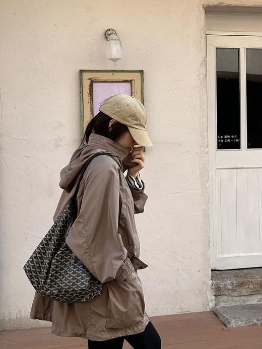 直发【元单渠道厂】贵族面料MAX家塔夫绸系列 收腰风衣 商品图2