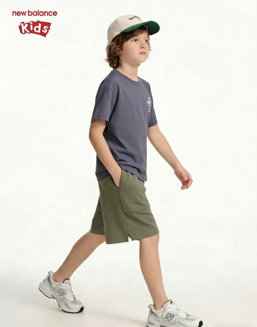 直发【 2623两件套】客供面料，棉性高！Nb印花韩系T梭织裤套装 商品图4