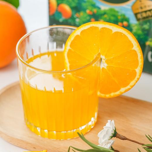 【伦晚橙】花果同枝，自带橙花香气，新鲜采摘，皮厚紧实，果肉饱满，一口咬下去，汁水四溢，化渣无籽，清甜回甘！ 商品图4