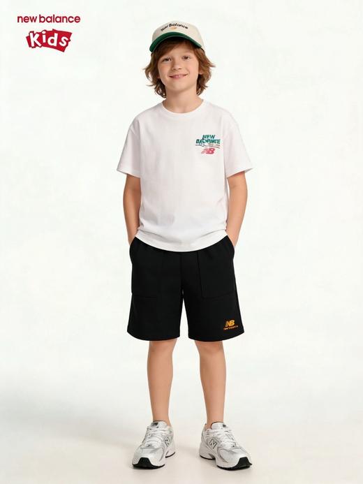 直发【 2623两件套】客供面料，棉性高！Nb印花韩系T梭织裤套装 商品图2