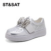 星期六26春新款闪闪钻饰厚底百搭休闲鞋SSE1112CW9 商品缩略图11