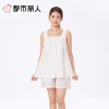都市丽人睡衣女士睡衣薄家居服麻麻纱睡衣女士梭织棉背心套装背心短裤可外穿LHC2G6 商品缩略图1