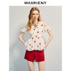 【商场同款】MAXRIENY精致浪漫感x型收腰露肩泡泡袖上衣25夏款(货号:MC86TP264) 商品缩略图2