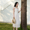 三彩2026夏季新款法式绣花连衣裙飞飞袖度假A字裙浪漫小白裙S 商品缩略图1