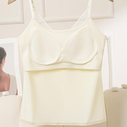 火桐hooton 2026夏季新款桑蚕丝V领吊带美背 商品图4