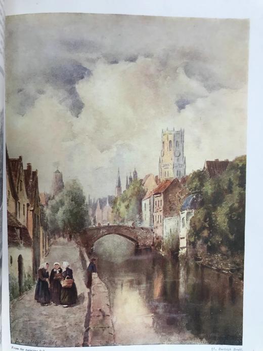 约20世纪早期 哈钦森欧洲风景建筑图集（全3卷） 2000余幅插图 漆布精装16开 商品图10