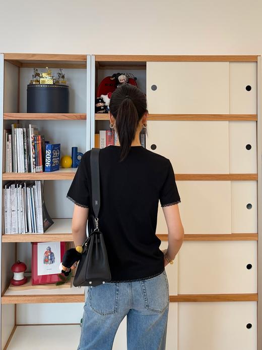 古驰 26Ss最新款拼蕾丝短袖 （MM） 商品图4