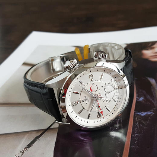 【95新】TUDOR 帝舵79620T-0011自动机械机芯日期显示、响闹、闹铃动储显示42MM（男款）启承系列精钢/钛金属300326AK04 商品图4