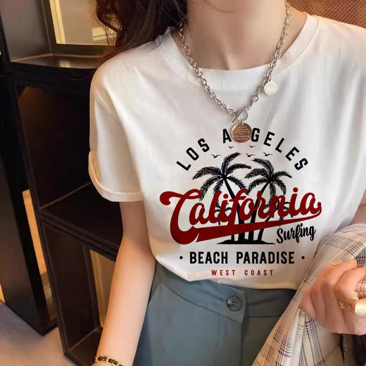 夏季福利❗69.9任选3件🌈【50色纯棉印花T】 纯棉 ~柔软亲肤💧教科书般舒适穿感❗休闲随性又百搭🔛宽松显瘦版型店 商品图2