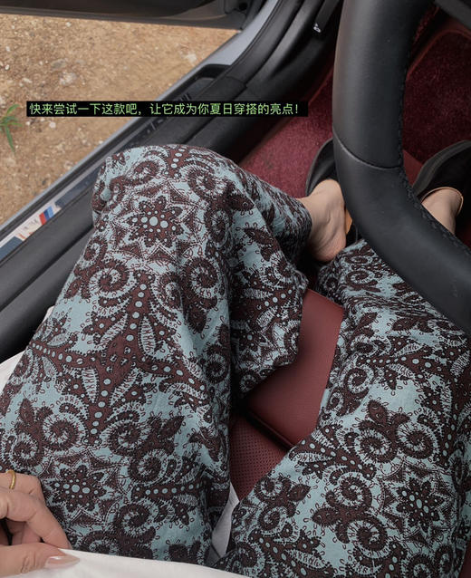 亚麻波西米亚风阔腿裤 商品图14