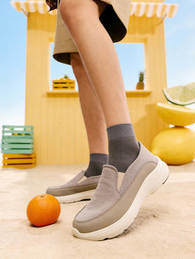 Pansy盼喜男鞋踩脚两穿健步鞋一脚蹬宽胖脚休闲鞋2026年春季新款 HDN1161