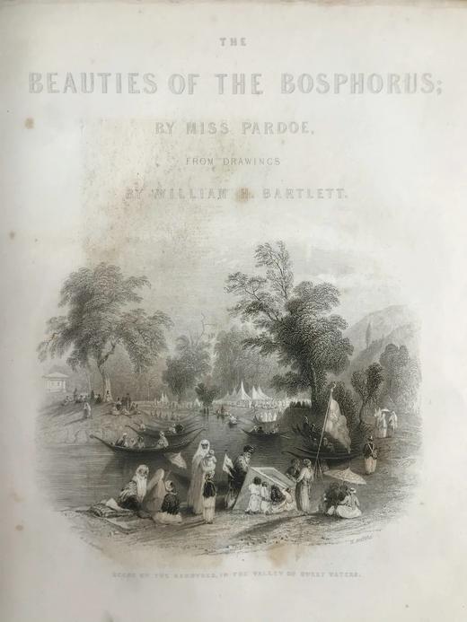 约19世纪中期 博斯普鲁斯之美 巴特利特近百幅风景版画 真皮精装16开 商品图3