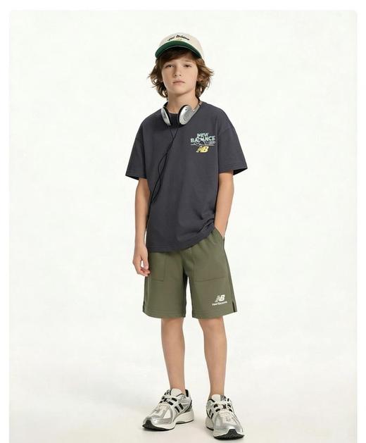 二店y 【 2623两件套】客供面料，棉性高！Nb印花韩系T梭织裤套装 商品图0