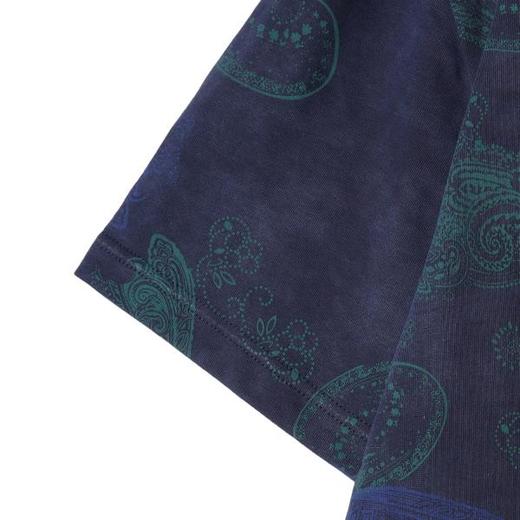 SDSA男装2026新款高贵轻奢潮牌撞色腰果印花圆领短袖T恤宽松休闲 商品图2