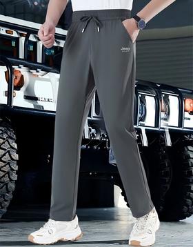 新款！【JEEP SPIRIT冰丝速干休闲裤983款933款】品牌直发 夏季冰丝凉感速干运动裤 大弹力宽松休闲裤