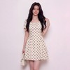 奢姿大码女装2026夏季减龄波点设计方领连衣裙胖妹妹钉珠时尚裙子9962860117 商品缩略图3