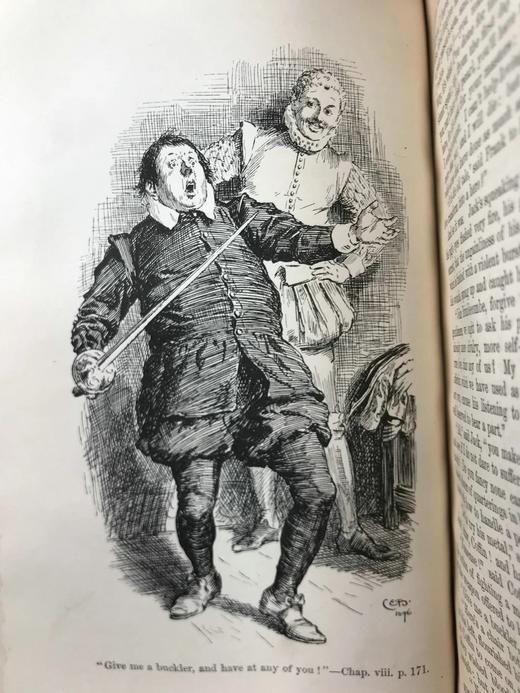 1896年 查尔斯·金斯莱《西行记》 董桥喜欢的C.E.布洛克50幅插图 全真皮精装32开 商品图7