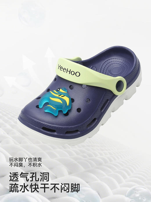 英氏儿童鞋子男女童学步鞋夏季新款透气软底洞洞鞋YFXFJ2S039A YFXFJ2S040A 商品图2