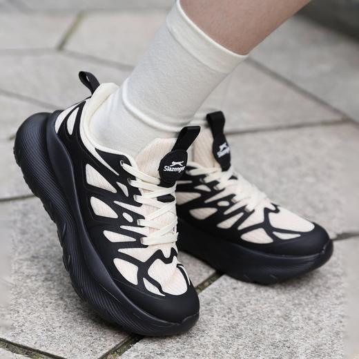 【好货清仓 4CM+柔软厚底 暴走不累 透气不闷脚】Slazenger情侣款轻奢运动跑鞋 商品图4