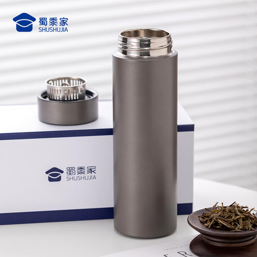 【纯钛保温杯】可定制室内男女泡茶水杯大容量保温保冷杯出行喝水杯子 商品图7