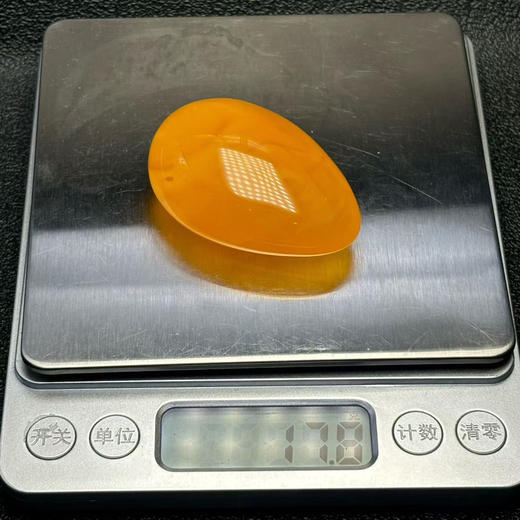 【青山特惠】精品原矿俄料鸡油红蜜蜡水滴吊坠，17.8g m142 商品图5