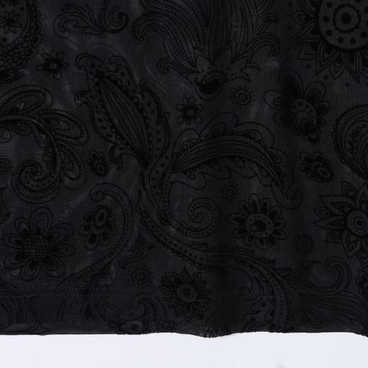 SDSA男装2026新款高贵轻奢个性时尚满印植绒花卉圆领长袖T恤休闲 商品图3