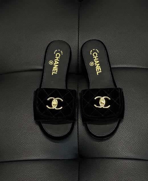 女款菱格丝绸凉拖鞋he025 商品图0