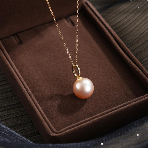 子佩集【瑶光女帝】银S925珍珠惜王妃套链项链【MLTL056】镀金吊球粉2602 商品图0