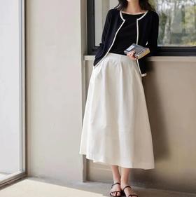 cosA cosB八片立裁花苞裙，液氨棉面料，软糯舒服却自带筋骨感，随性慵懒