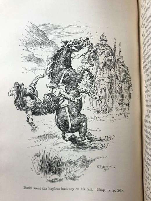 1896年 查尔斯·金斯莱《西行记》 董桥喜欢的C.E.布洛克50幅插图 全真皮精装32开 商品图6