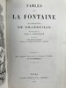 【法语】1864年 拉封丹寓言 格兰维尔240幅经典插图 真皮脊36开 商品缩略图2