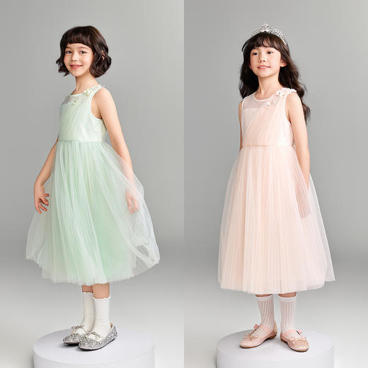 【实体店同款】女童礼裙夏季新款安奈儿童装AG623169 商品图3