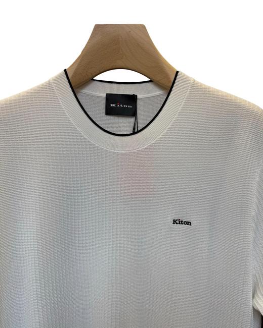 男款刺绣针织短袖T恤la 商品图3