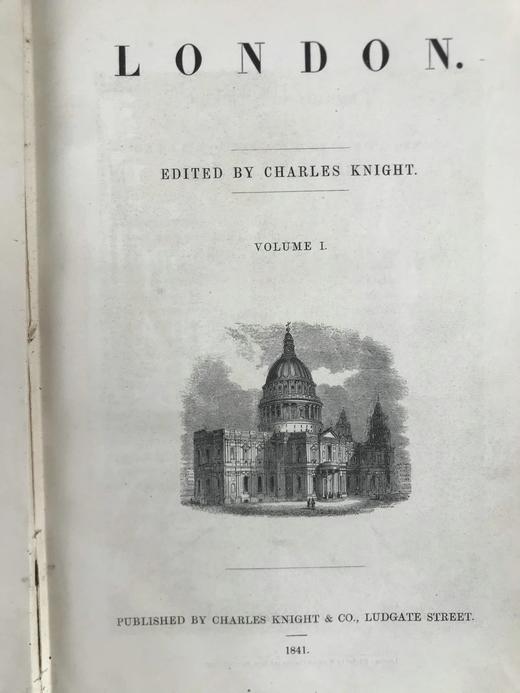 1841年 查尔斯·奈特《伦敦风物志》（全6卷） 数千幅版画插图 真皮精装16开 商品图4