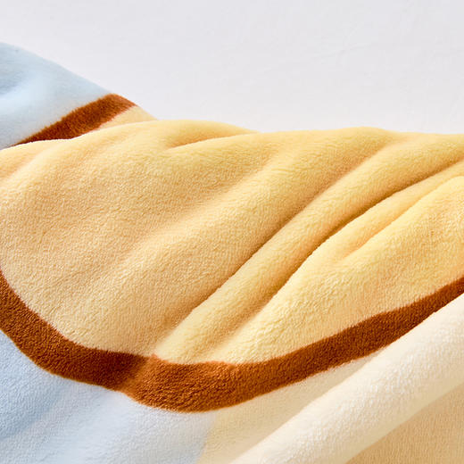 多喜爱 Qi可Qi克奶芙绒毯（奇可晚安曲）【350g双面奶芙绒】【四周包边工艺】【多场景适配】蓬松不压身 双面可用 商品图9