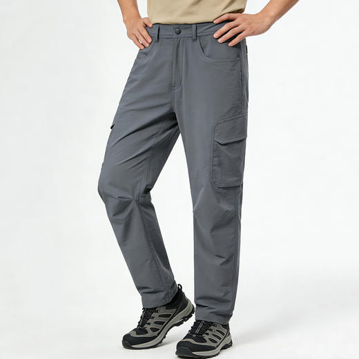 纳趣户外登山速干裤男款工装口袋耐磨弹力徒步运动裤 商品图4