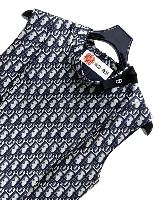 女款立领提花背心裙he010 商品图2