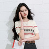 【莱赛尔】三彩2026夏季新款圆领短袖针织衫提花上衣套头休闲S 商品缩略图3