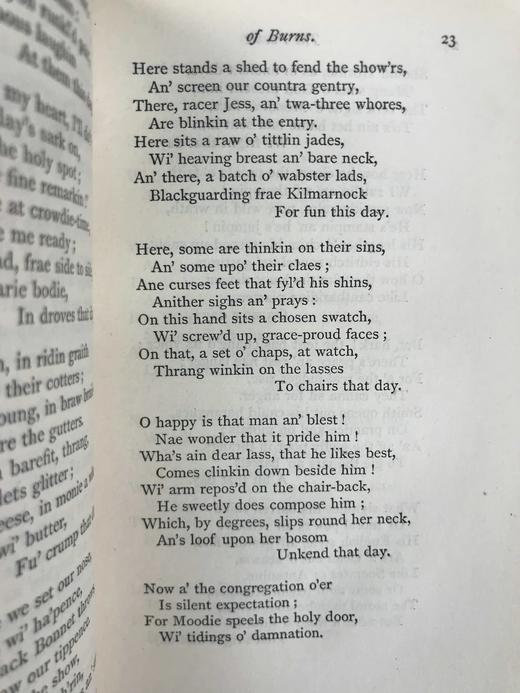 1865年 彭斯诗集（全2卷） 全真皮精装64开 商品图3