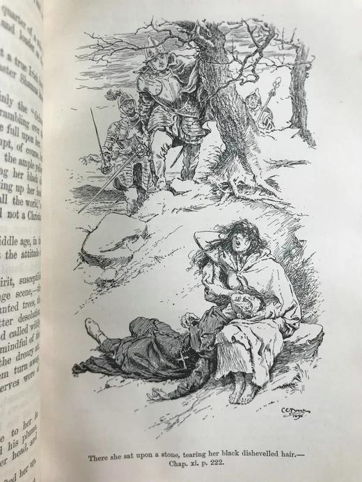 1896年 查尔斯·金斯莱《西行记》 董桥喜欢的C.E.布洛克50幅插图 全真皮精装32开 商品图4