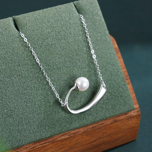 子佩集【月弧星轨】银S925珍珠惜王妃套链项链【AYTL001】弯钩2602 商品图0