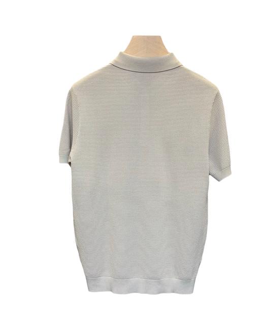 男款刺绣短袖针织Polo衫zh015 商品图1