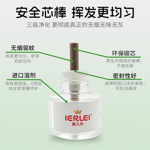 ⁴【医儿乐驱蚊电热蚊香液套装】温和驱蚊&驱蚊喷雾&蚊叮消 0岁可用 YC04-CRMM-BDT 商品图2