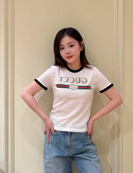 古驰 新款🆕经典撞色T恤（MM） 商品图11