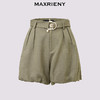 【商场同款-春游记】MAXRIENY金属环本布腰带花苞短裤25夏波嬉风(货号:MC86PA006) 商品缩略图4