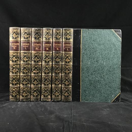 1841年 查尔斯·奈特《伦敦风物志》（全6卷） 数千幅版画插图 真皮精装16开 商品图0
