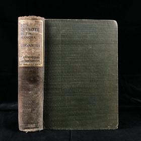 约19世纪后期  Charles Jarvis英译本 堂吉诃德 译自西班牙语原文 100幅插图 漆布精装大32开