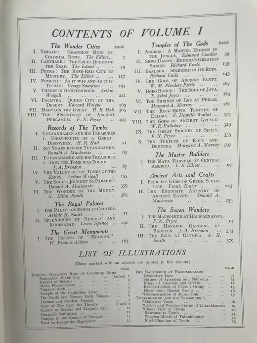 约20世纪早期 哈默顿《往昔的奇迹》（全3卷） 1500余幅插图（约120幅彩色） 漆布精装16开 商品图4