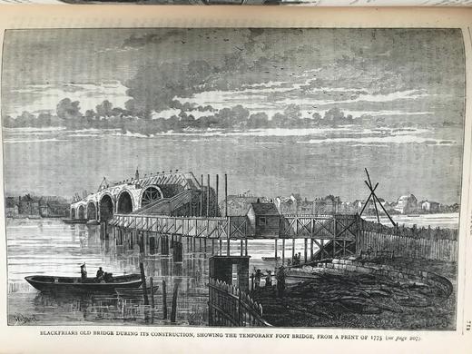 约19世纪后期 过去与现在的伦敦（全6卷） 数千幅版画插图 漆布精装16开 商品图7